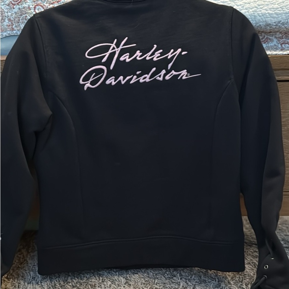 Harley-Davidson Black Jacket with Pink Logo